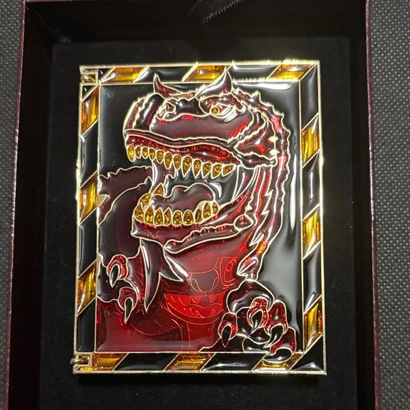 Disney Red and Gold Dinosaur Pin collectible - Picture 3 of 5